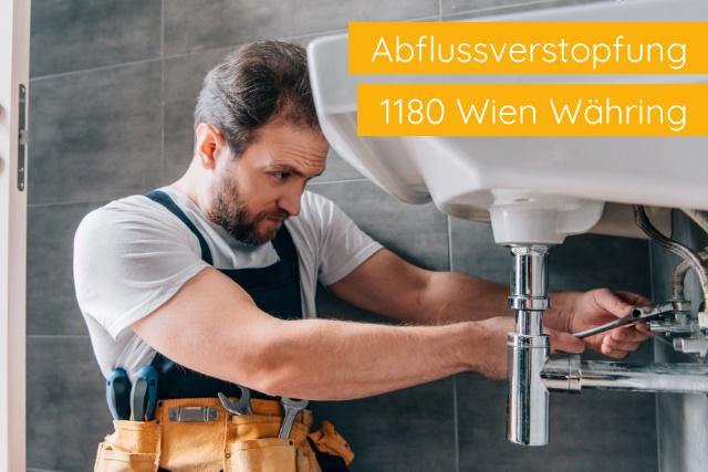 Abflussverstopfung Notdienst 1180 Wien Währing