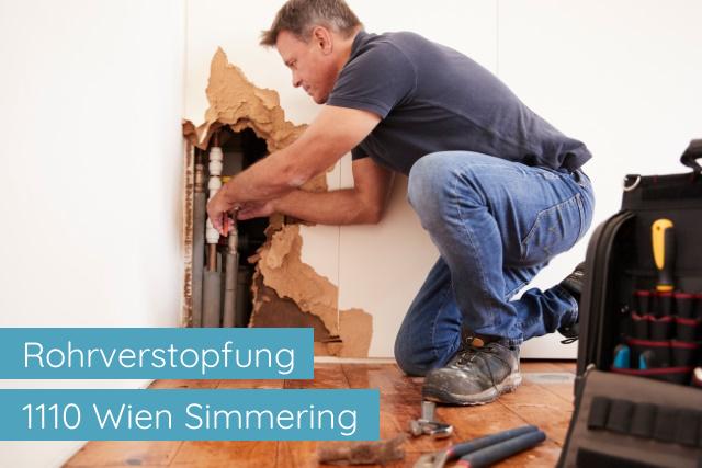 Rohrverstopfung Notdienst 1110 Wien Simmering